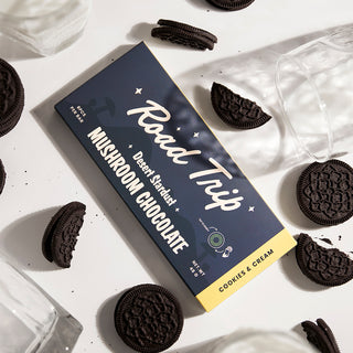 Desert Stardust Magic Mushroom Chocolate Bar - Cookies & Cream